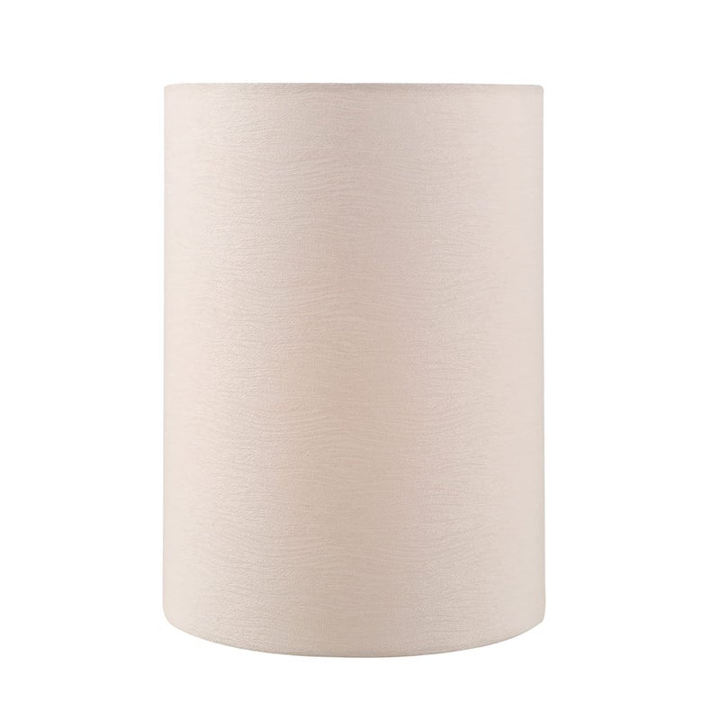 Aspen Creative 31303 Contemporary Drum (Cylinder) Shaped Spider Construction Lamp Shade in Off White with Texture, 8" wide (8" x 8" x 11") - Image 2