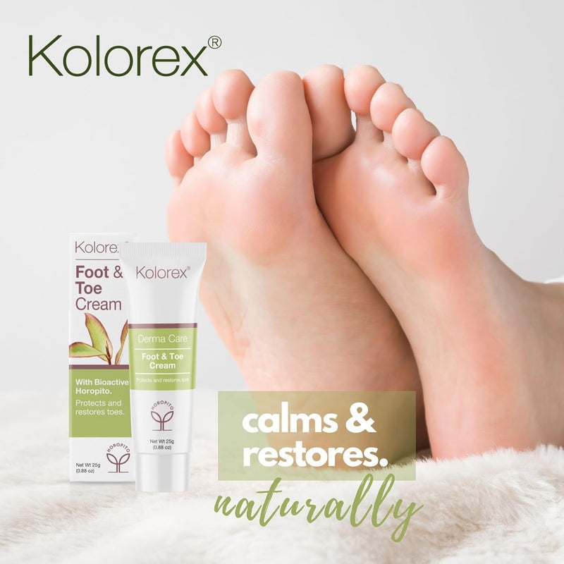 Kolorex® Foot & Toe Care Cream - 25g, Natural Remedy for Athlete's Foot with Bioactive Horopito - Image 2
