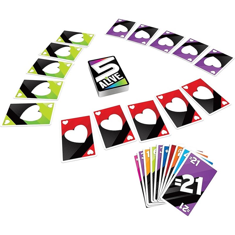 HASBRO - GAMING 5 Alive Card Game Fast-Paced Kids Game, Easy to Learn, Fun Family Game for Ages 8 and Up, Card Game for 2 to 6 Players, Multicolor - Image 3