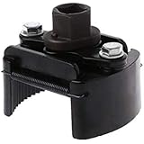 DEDC DEDC Adjustable Oil Filter Wrench for 60-80mm Oil Filter Wrench Cap 1/2" Housing Tool Remover Kit  - Image 1