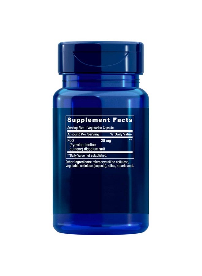 لايف إكستنشن كبسولات Life Extension PQQ، بيرولوكينولين كينون، 20 مليجرام، 30 كبسولة نباتية. عبوة من زجاجتين. - Image 2