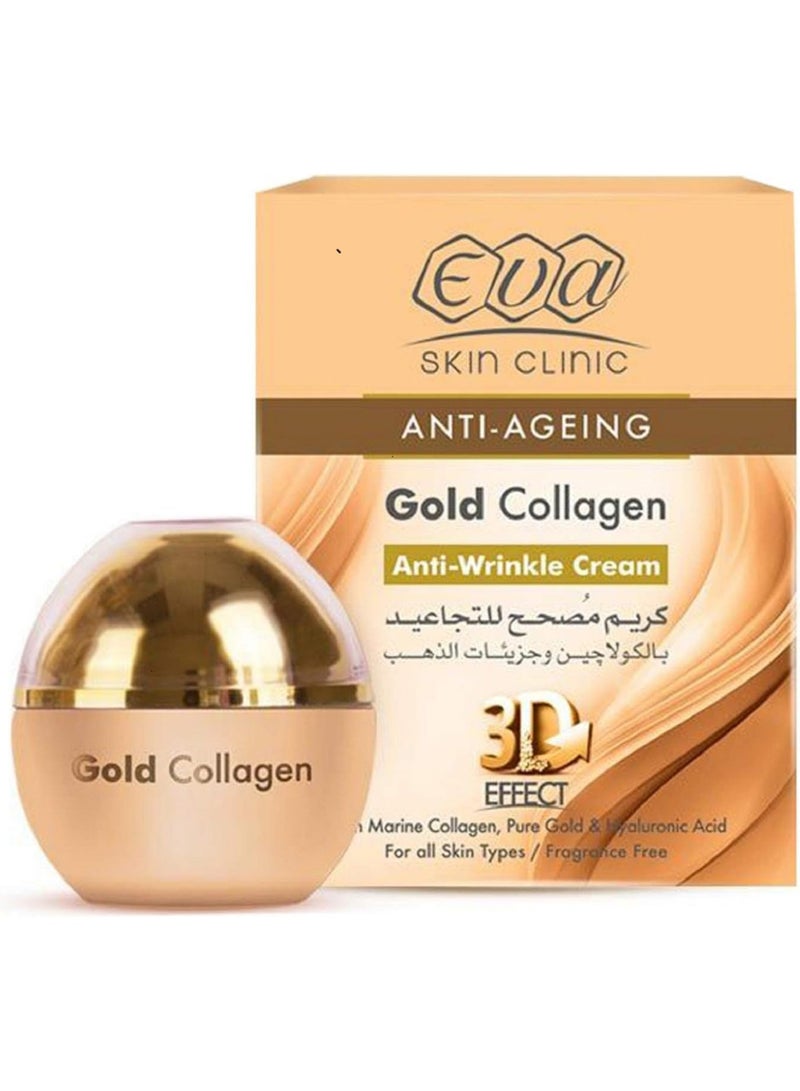Eva Eva Skin Clinic Gold Collagen Anti-Wrinkle Cream 50 ml 