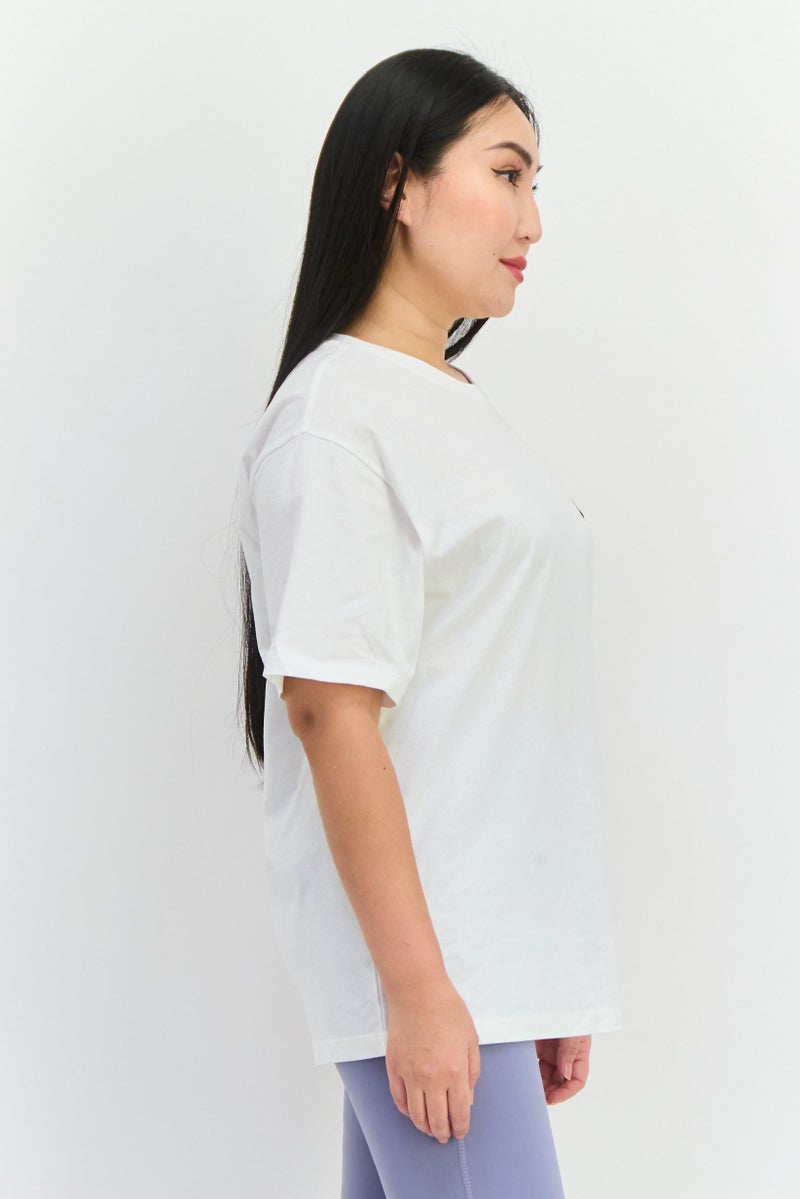 PUMA Women Sportswear Fit Short Sleeve Outdoor Top, White  - Image 4