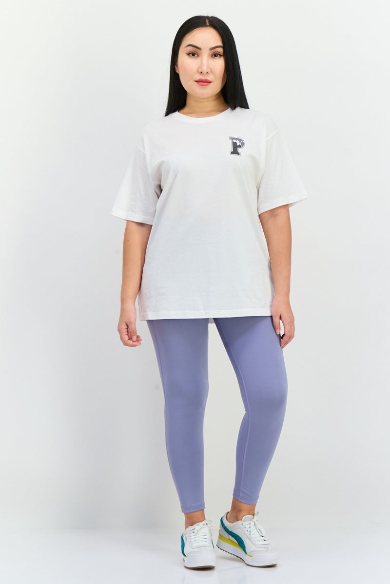 PUMA Women Sportswear Fit Short Sleeve Outdoor Top, White  - Image 3