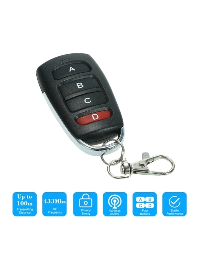 NIBEMINENT 4-Buttons Touch Switch Black/Red/White 6.7x3.7x1cm - Image 3