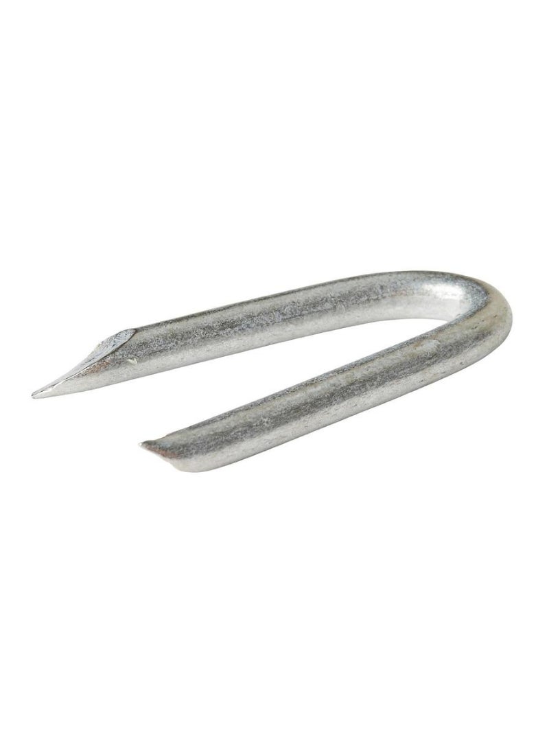 Diall Galvanised Carbon Steel Wire Staples Pack 4 x 40mm