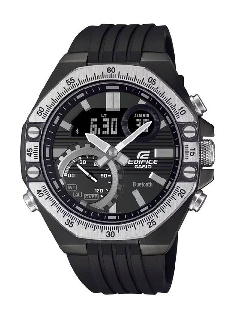 Edifice Analog+Digital Rubber Strap Men's Watch ECB-10TP-1ADF