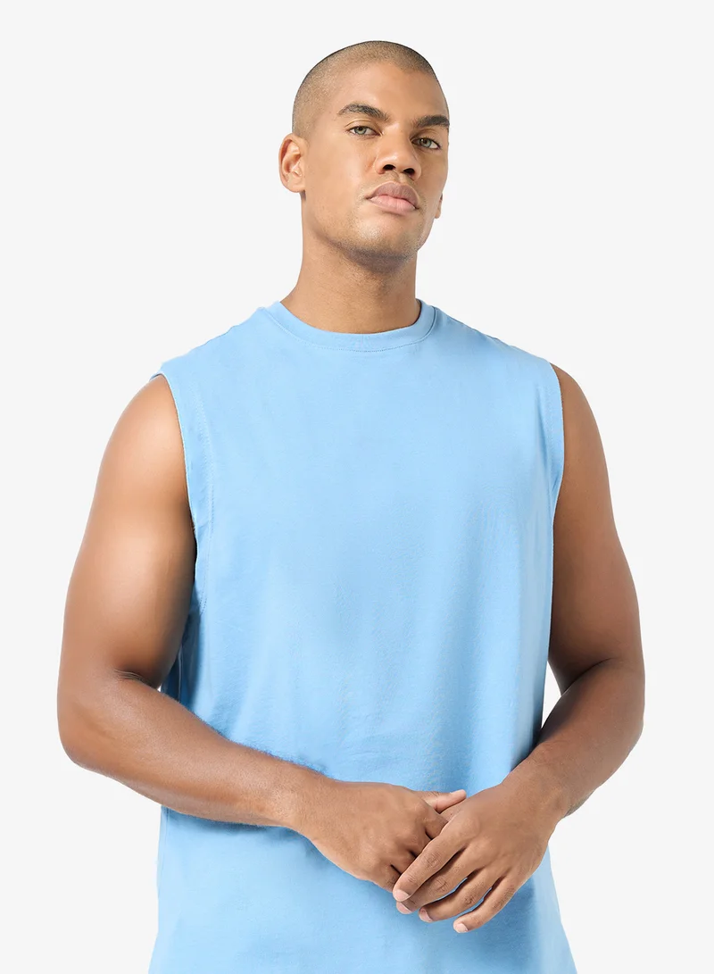Seventy Five Basics  Oversized Drop Shoulder Vest for Men | Best Price UAE
