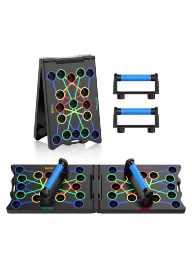 KIIUMI Push Up Board, 24-In-1 Multi-function Home Workout Equipment, Burn Fat Strength Training Equipment for Effectively Exercise the Muscle of the Upper Body Shoulders,Chest,Back and Triceps  - Image 1