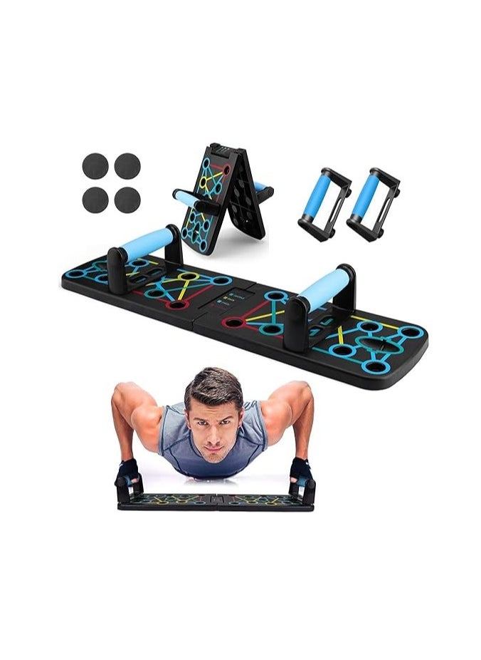 KIIUMI Push Up Board, 24-In-1 Multi-function Home Workout Equipment, Burn Fat Strength Training Equipment for Effectively Exercise the Muscle of the Upper Body Shoulders,Chest,Back and Triceps  - Image 2