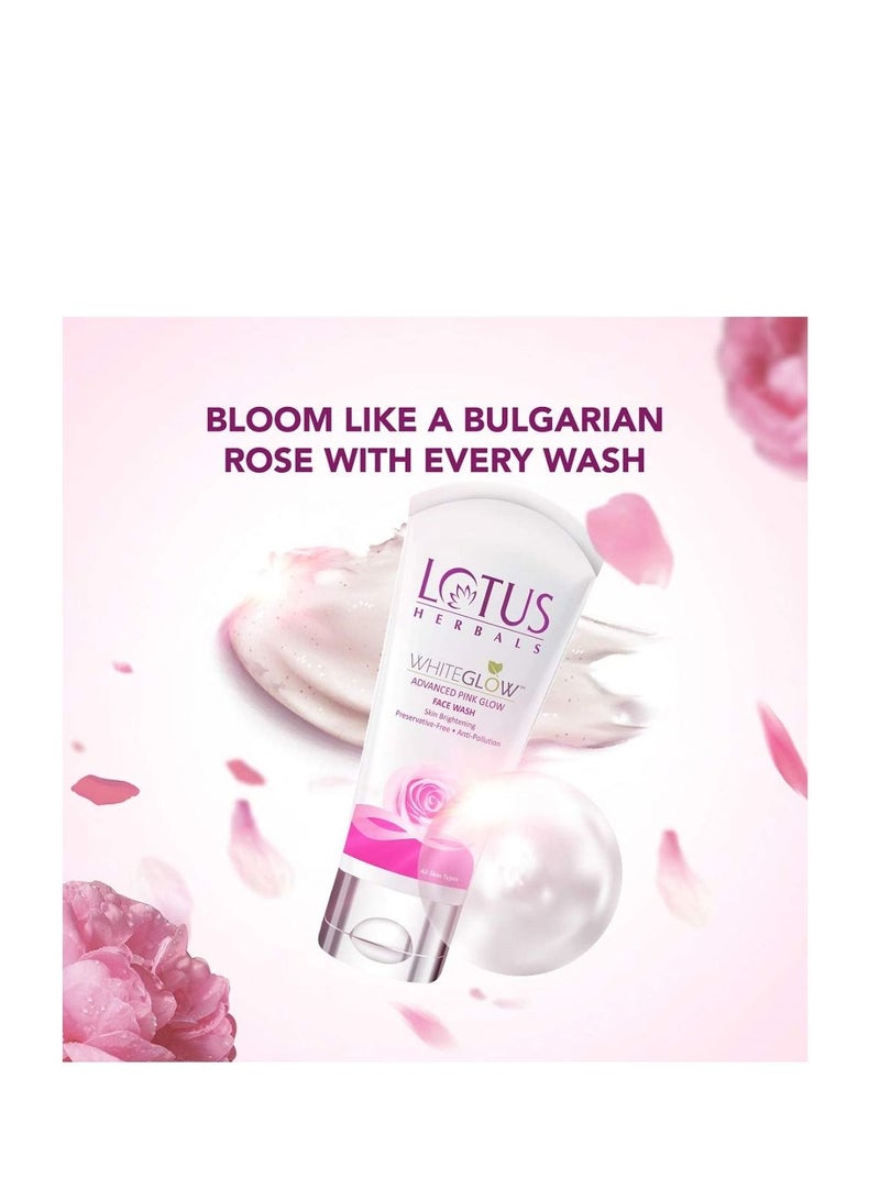 Lotus Herbal غسول الوجه المتقدم بتألق وردي أبيض 100 جرام - Image 4