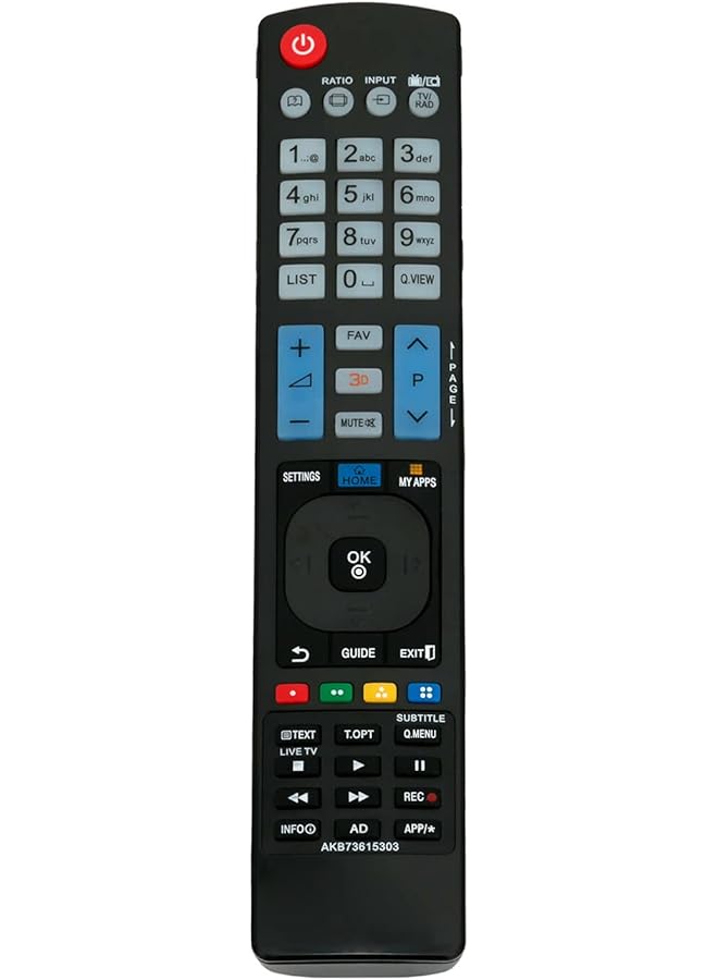 ELTRAZONE Replacement Remote Control AKB73615303 for LG Smart TV | Compatible with Models 50PN6500 42PM470T 32LM620T 50PM670T 50PM680T | Easy Plug & Play Setup - Image 1
