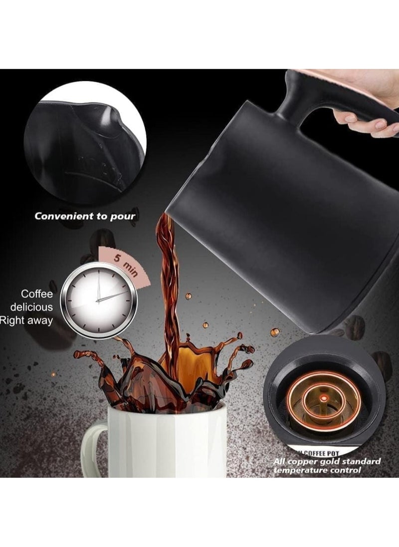 Generic Automatic Turkish Coffee Maker 250ml 4 Cup Electric Coffee Pot Fast & Easy Turkish Coffee Machine with One Touch Operation Perfect for Authentic Coffee at Home  - Image 3