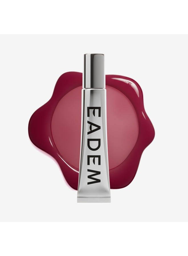 EADEM Le Chouchou Lip Softening Balm, Lip Gloss for Women, Lip Plumper & Lip Mask, Overnight Hydrating & Moisturizing Luxury Lip Balm, 0.5 oz, Bissap Glaze - Image 1