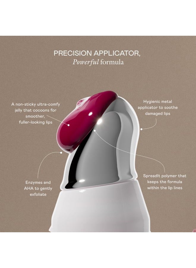 EADEM Le Chouchou Lip Softening Balm, Lip Gloss for Women, Lip Plumper & Lip Mask, Overnight Hydrating & Moisturizing Luxury Lip Balm, 0.5 oz, Bissap Glaze - Image 3