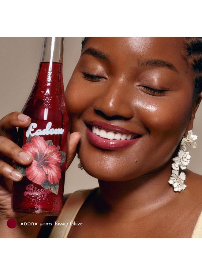 EADEM Le Chouchou Lip Softening Balm, Lip Gloss for Women, Lip Plumper & Lip Mask, Overnight Hydrating & Moisturizing Luxury Lip Balm, 0.5 oz, Bissap Glaze - Image 4