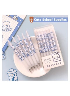 KASTWAVE Gel Pens 6Pcs lovely Pens Black Ink Retractable 0.5mm Gel Pens Cartoon Gel Pen Pretty Nice Kawaii Office School Supplies Gifts for Kids Girls Boys Women Fun Pens for Journaling  - Image 4