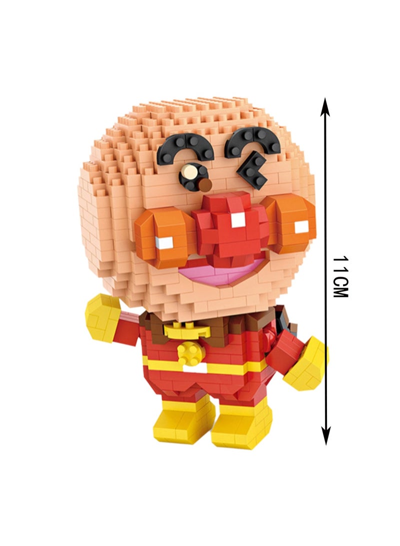 Loquat 650pcs Bald Character Model Set Assembly Building Blocks Creative Diy Building Assembly Toys Children Adult Home Decoration - Image 2