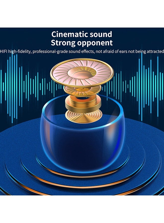 LED Light Bluetooth Headphones With Charging Case - Image 4