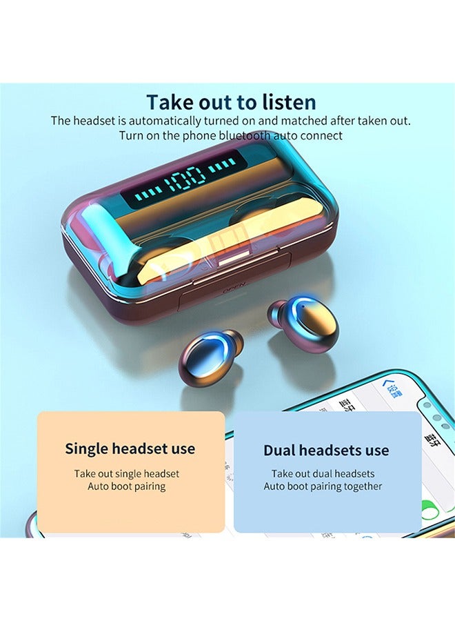 LED Light Bluetooth Headphones With Charging Case - Image 3