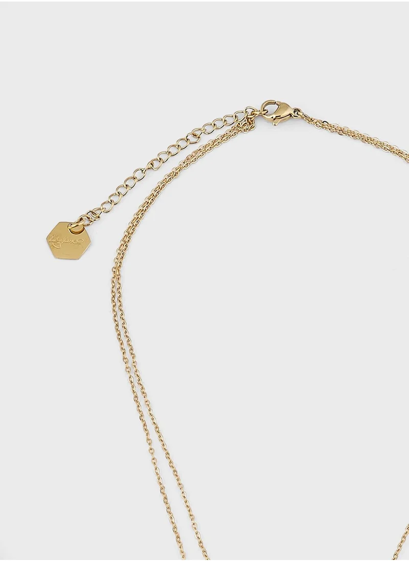 Lady Mauve CARINA STAR & LUNA NECKLACE