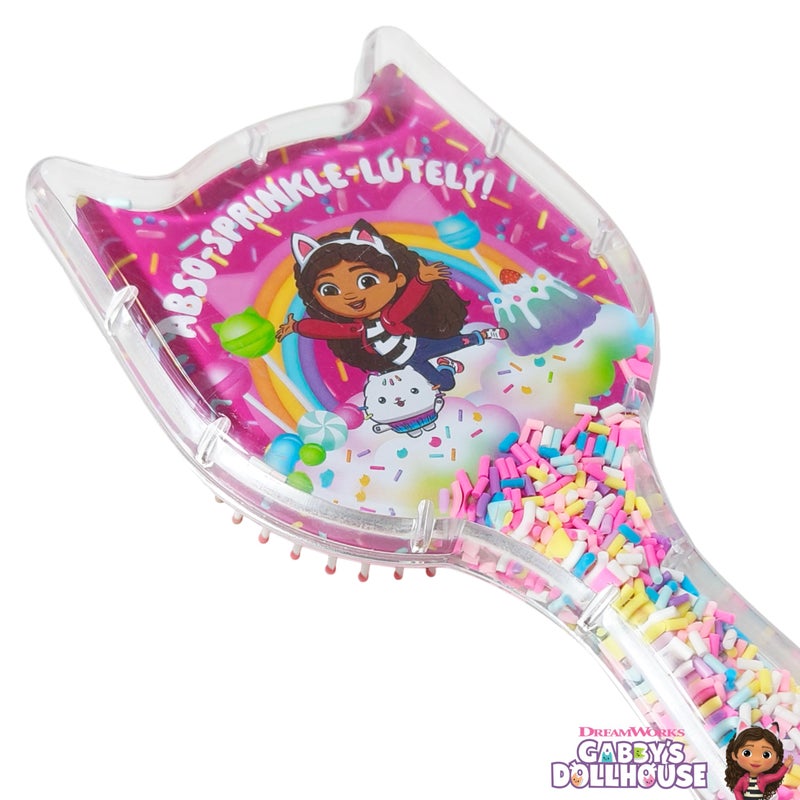 LUV HER Kidsâ€™ Detangling Confetti Hair Brush â€“ Fun Gabby's Dollhouse Design, Gentle on Wet & Dry Hair, Ideal for Kids Ages 3+, Makes Hair Care Fun and Easy - Image 3