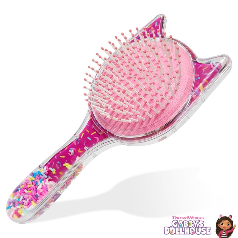LUV HER Kidsâ€™ Detangling Confetti Hair Brush â€“ Fun Gabby's Dollhouse Design, Gentle on Wet & Dry Hair, Ideal for Kids Ages 3+, Makes Hair Care Fun and Easy - Image 4