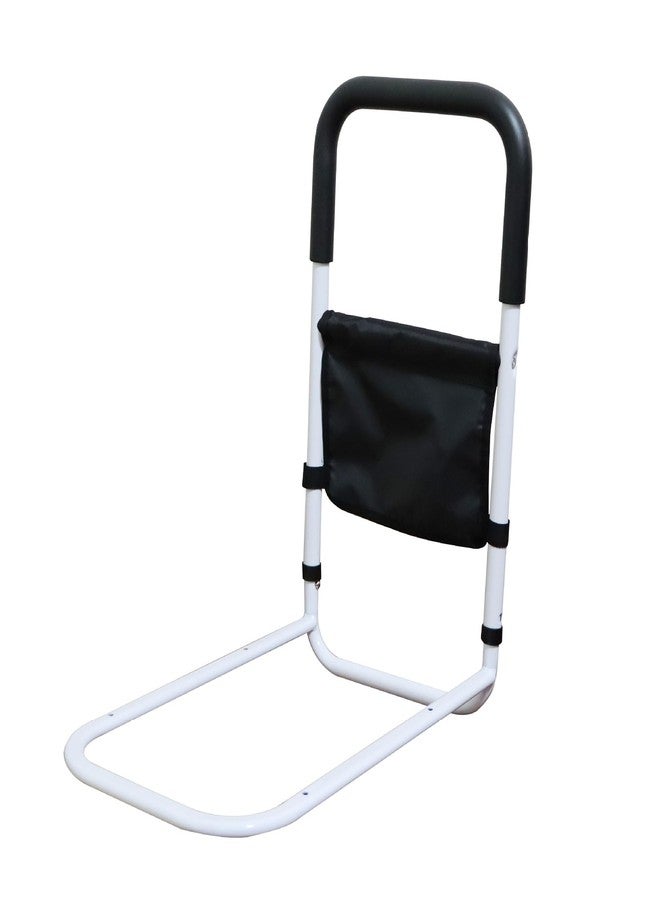Ndola Bedside Safety Handle | Bed Side Rail for Adults | Medical Bed Assist Bar with Storage Pocket | Fall Prevention Safety Hand Guard Grab Bar for Elderly | - Image 1