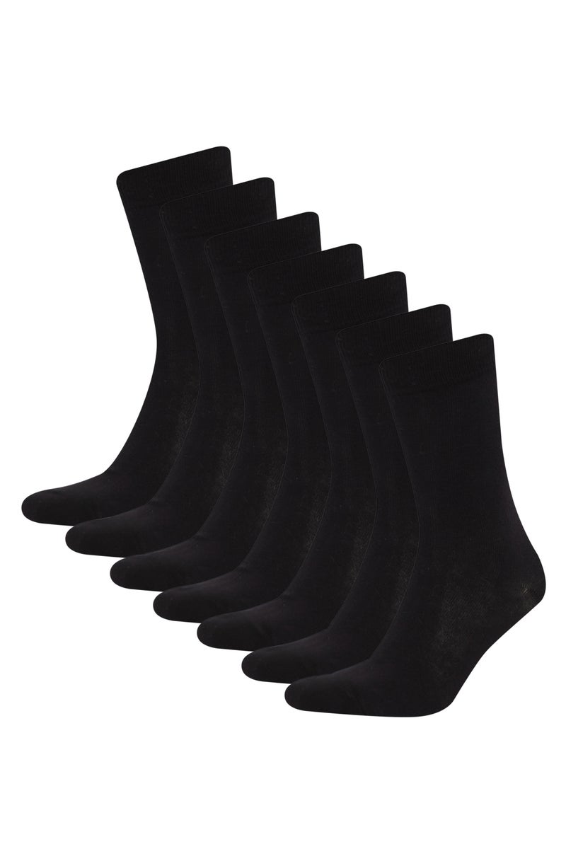 DeFacto Man Man 7 Piece Cotton Long Socks - Image 1