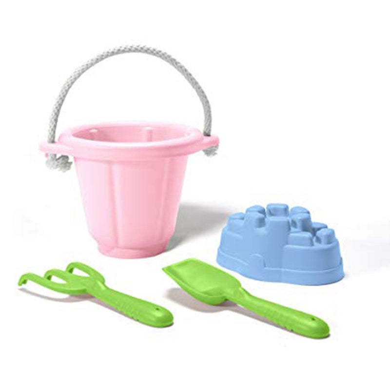 Green Toys مجموعة ألعاب الرمل من جرين تويز، وردي - Image 4