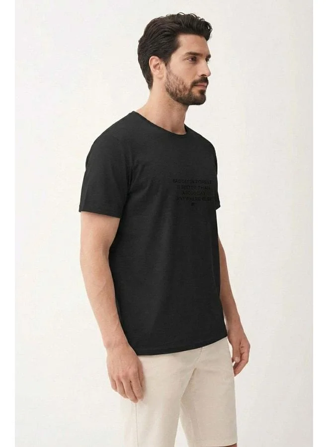 Bad Bear Bad Day Black Men's Printed T-Shirt.