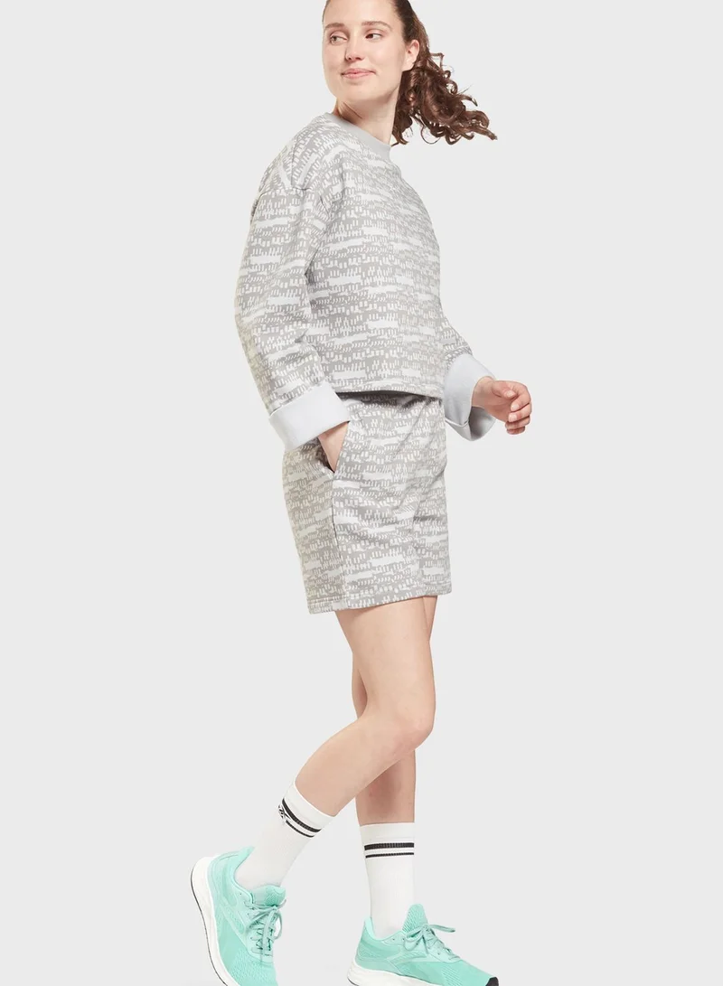 Reebok Meet You There Printed Shorts