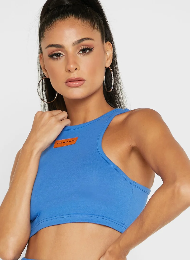 PUBLIC DESIRE Crop Knitted Top