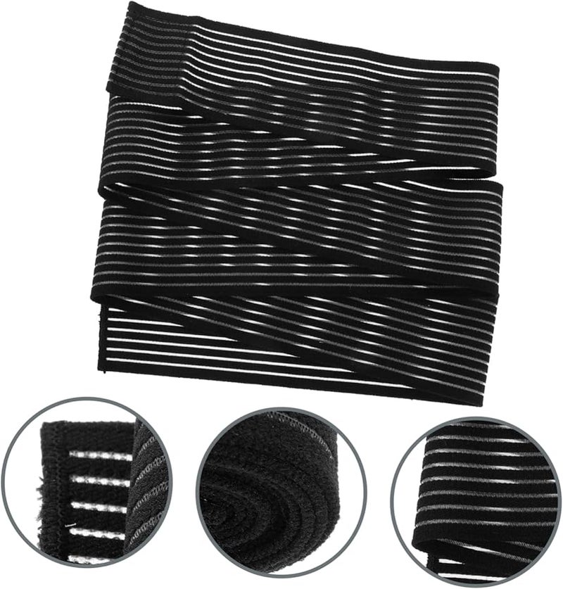 SAFIGLE 2 لفات ضغط التفاف ضمادة مرنة قابلة للتنفس دعم الفخذ الممدود خفيف الوزن - Image 4