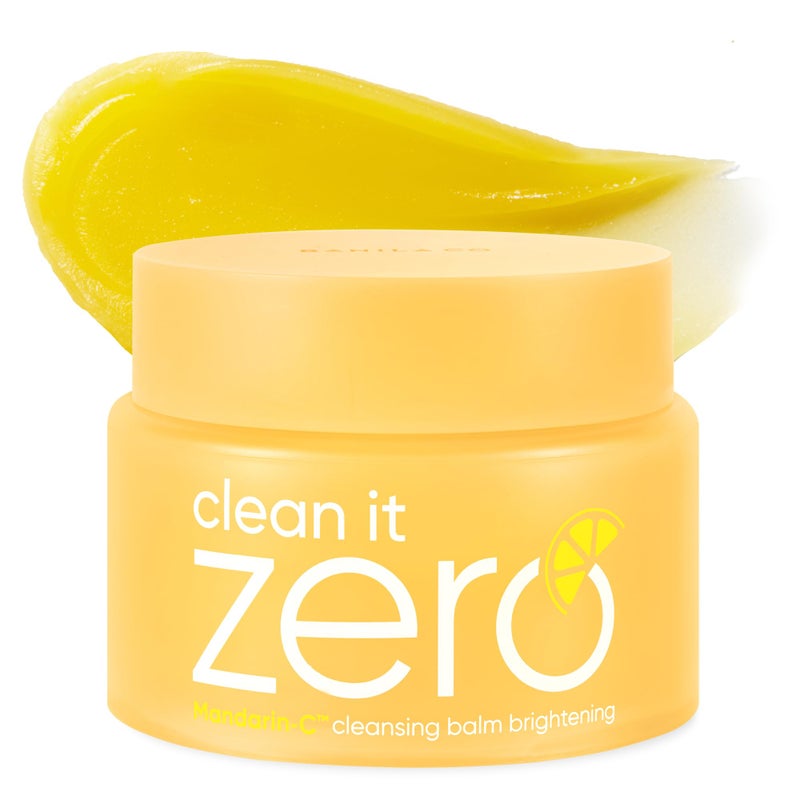 BANILA CO Clean it Zero Brightening Cleansing Balm | Korean Makeup Remover for Radiant Complexion | Vegan | Cleansing Oil, Facial Cleanser Made with Vitamin C & Citrus Extract (100ml / 3.38 fl.oz) - Image 1