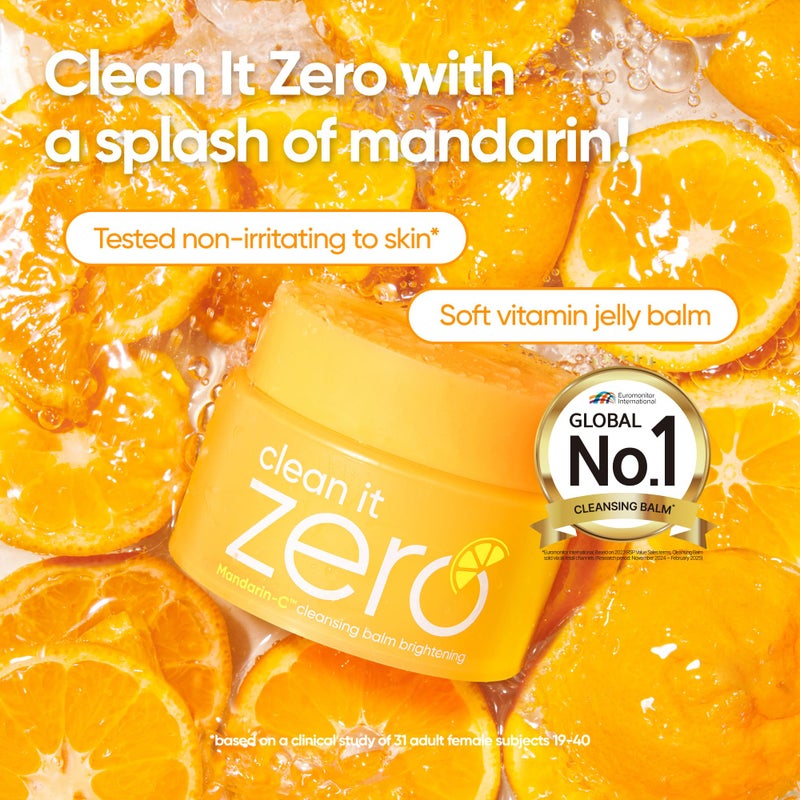 BANILA CO Clean it Zero Brightening Cleansing Balm | Korean Makeup Remover for Radiant Complexion | Vegan | Cleansing Oil, Facial Cleanser Made with Vitamin C & Citrus Extract (100ml / 3.38 fl.oz) - Image 2