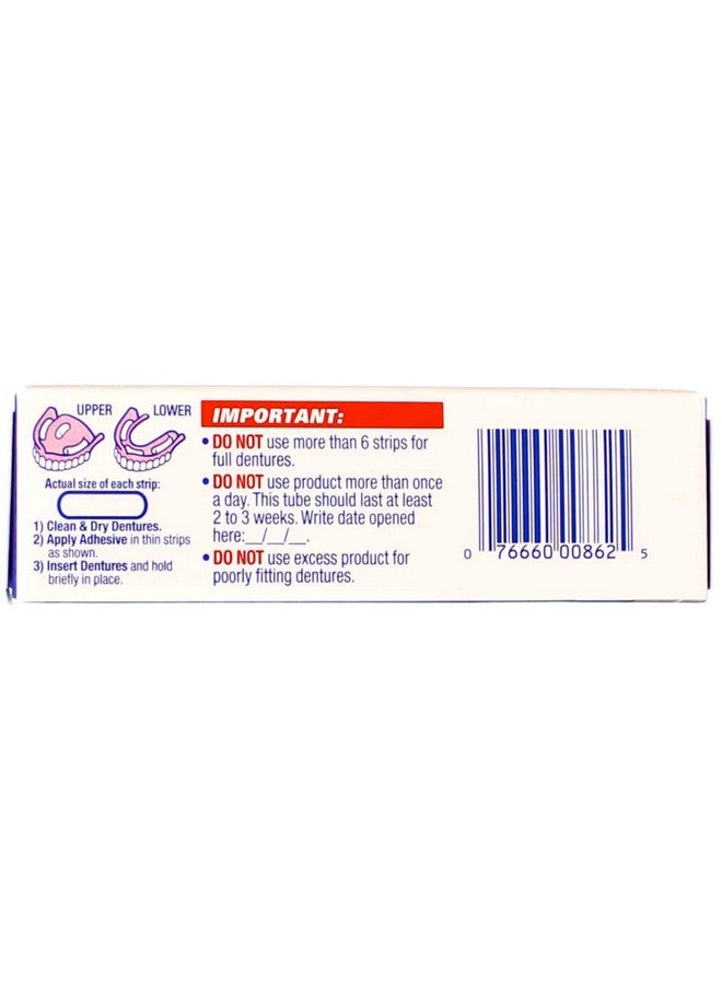 Fixodent Denture Adhesives Cream, Original - 0.75 Oz (pack of 6) - Image 4