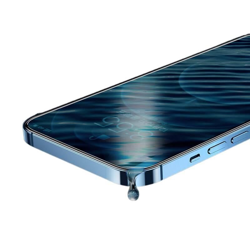 MS Glass Phone Case for iPhone 17 / 17 Air / 17 Pro / 17 Pro Max with Anti-Fingerprint and Privacy Screen Protection plus Full Screen Coverage plus Dust-Proof in Clear - Image 3