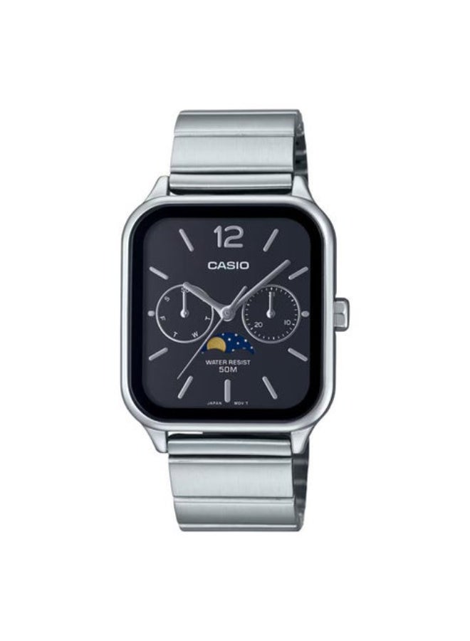 كاسيو ساعة يد من ستانلس ستيل كرونوغراف MTP-M305D-1AVDF - Image 2