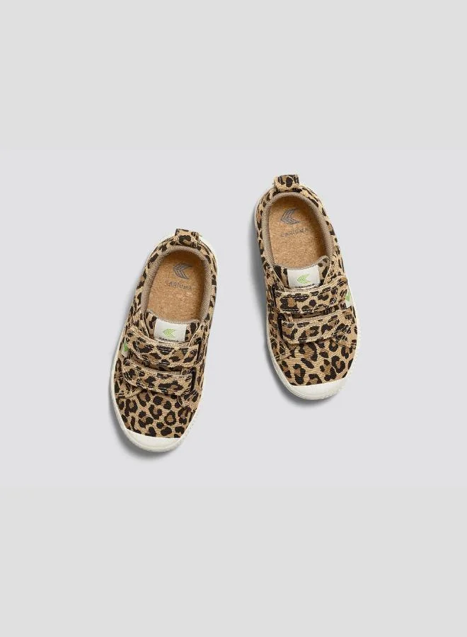 Cariuma OCA Low Leopard Print Canvas Sneaker