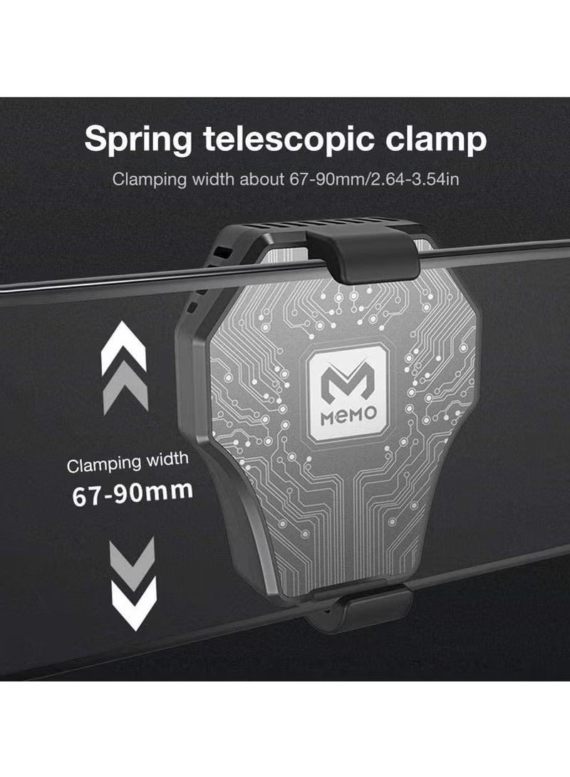 Memo DL01 Multi-functional Cooling Fan Smartphone Radiator Game Handle – Phone Cooler with Cooling Pad for PUBG, Mobile Gaming, Portable Game Controller, Enhanced Performance & Comfort - Image 3