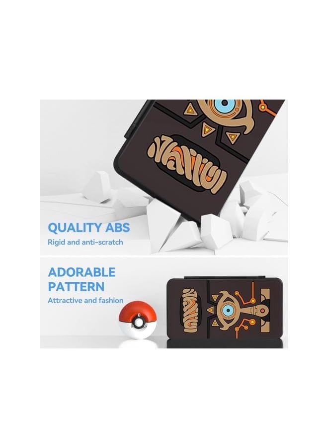 بروماس حافظة ألعاب سويتش ذات 24 فتحة لألعاب نينتندو سويتش - حامل بطاقات ألعاب محمول مع 24 فتحة لبطاقات ألعاب سويتش، لألعاب لايت/OLED/NS. الشيخة سليت - Image 5