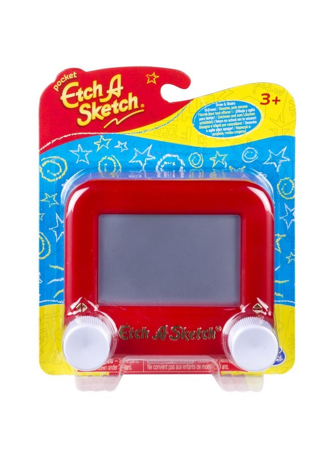 Etch A Sketch - Pocket, Drawing Toy With Magic Screen, Pocket Travel Toy For Stocking Stuffer, Holiday, Birthday Gift For Kids Ages 3+ (Style May Vary) - Image 1