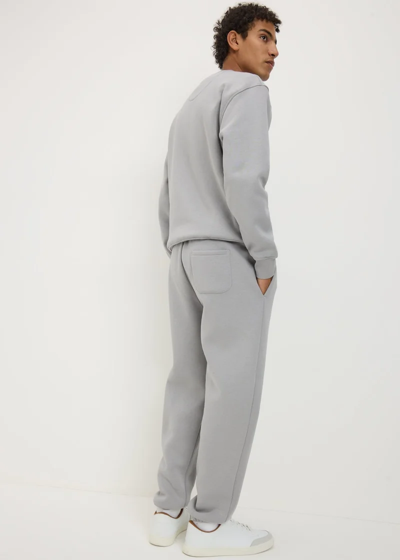 Matalan Light Grey Relaxed Fit Jogging Bottoms