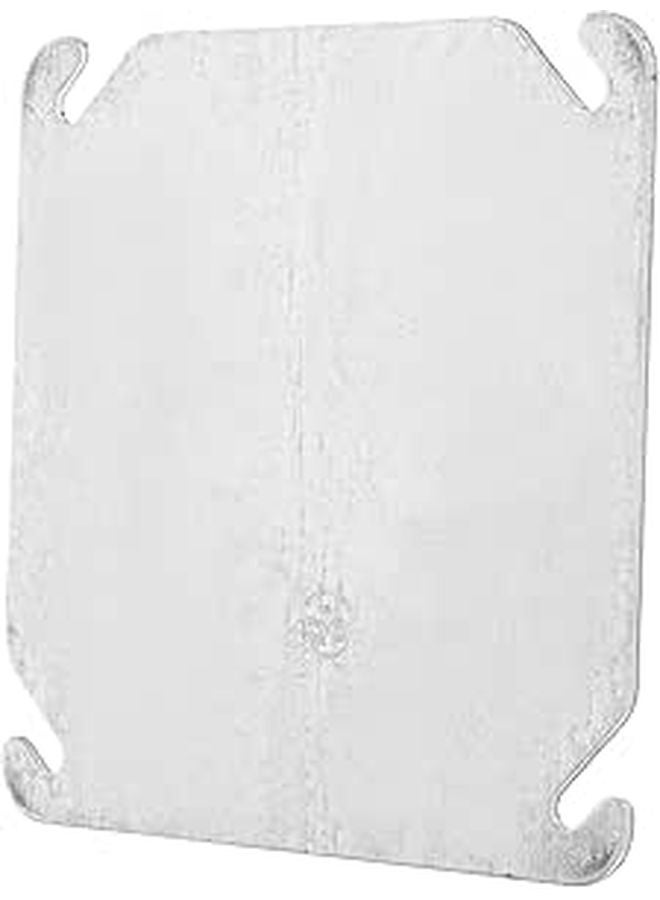 Zinc Coated Unbreakable Metal Outlet Cover Plate Blank For Home And Office Installation - Image 1