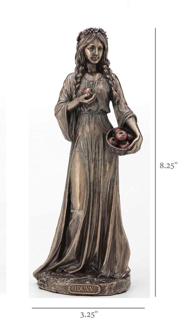 Veronese Design Bronze Finish Idunn Norse Goddess of Spring and Youth Statue - Image 5