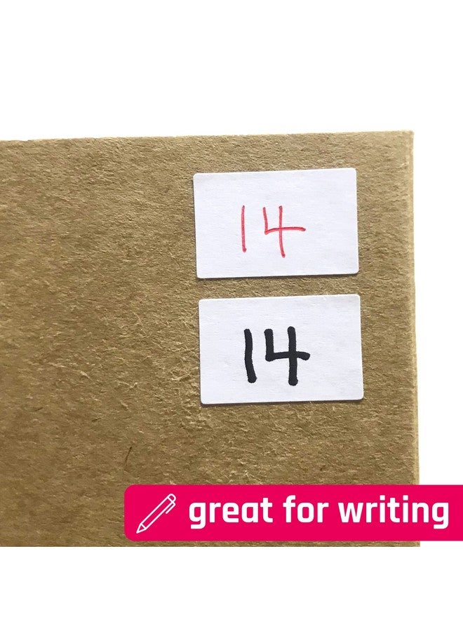 TownStix 1000 Pack 0.5 X 0.75 White Labels Stickers For Writing Price Stickers - Image 5