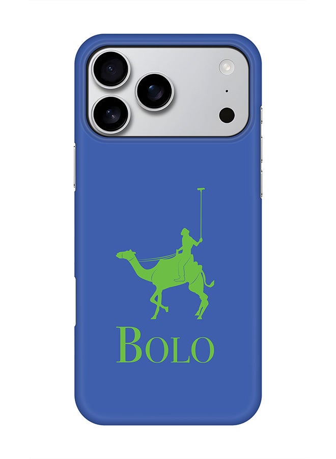 Stylizedd For iPhone 17 Pro Max,Case, [Compatible with MagSafe] Magnetic cover Slim fit Protection Matte, - BOLO Blue