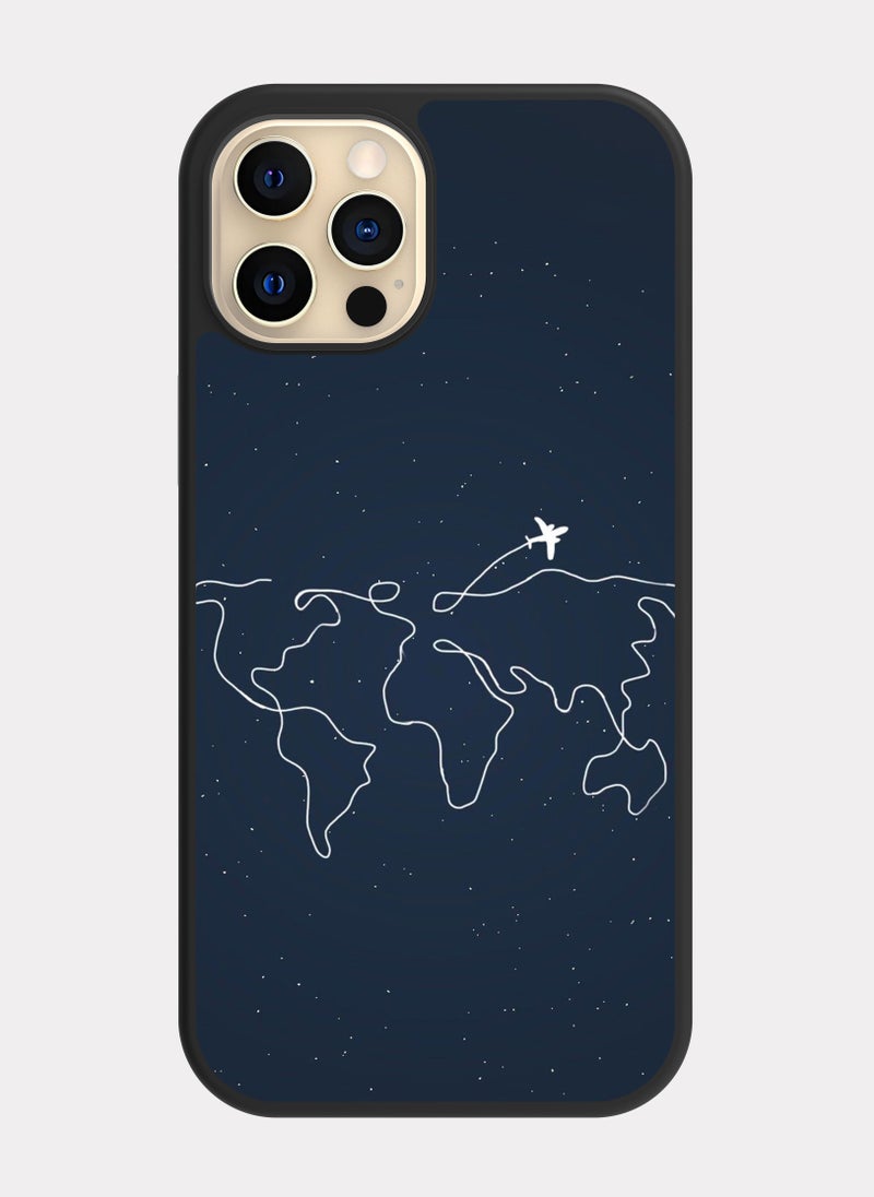 PXLAAT iPhone 12 Pro case cover World Map - Image 1