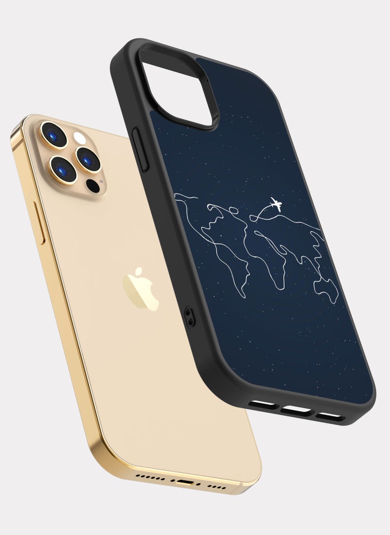 PXLAAT iPhone 12 Pro case cover World Map - Image 2